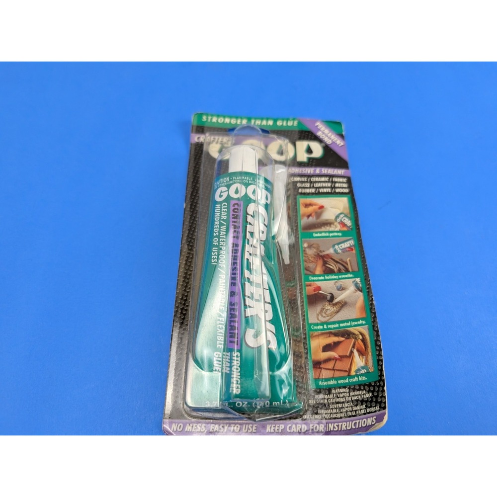 Amazing Goop Crafter's Goop Adhesive and Sealant 3.7 oz New Old Stock USA Made